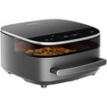 AlfaBot 11-in-1 Extra Large 6 QT Air Fryer Fits 12" Pizza or Steaks, 450°F Dual Heat Source Technology with Superior Airflow, Smart Digital Fryer with Cooking Basket, Whisper-Quiet