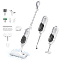 BOJUK 10-in-1 Steam Mop, Handheld Steamer for Tile, Hardwood, Laminate Floor, Quick Heat Up, Reusable Pads, Home Floor Cleaning D7